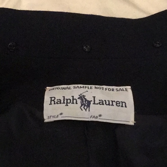 VTG Ralph Lauren BL Y2K Waistcoat SAMPLE - Picture 4 of 14